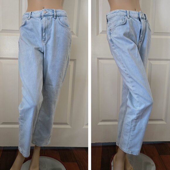 Zara High Waist Jeans SZ 8 - Picture 1 of 11